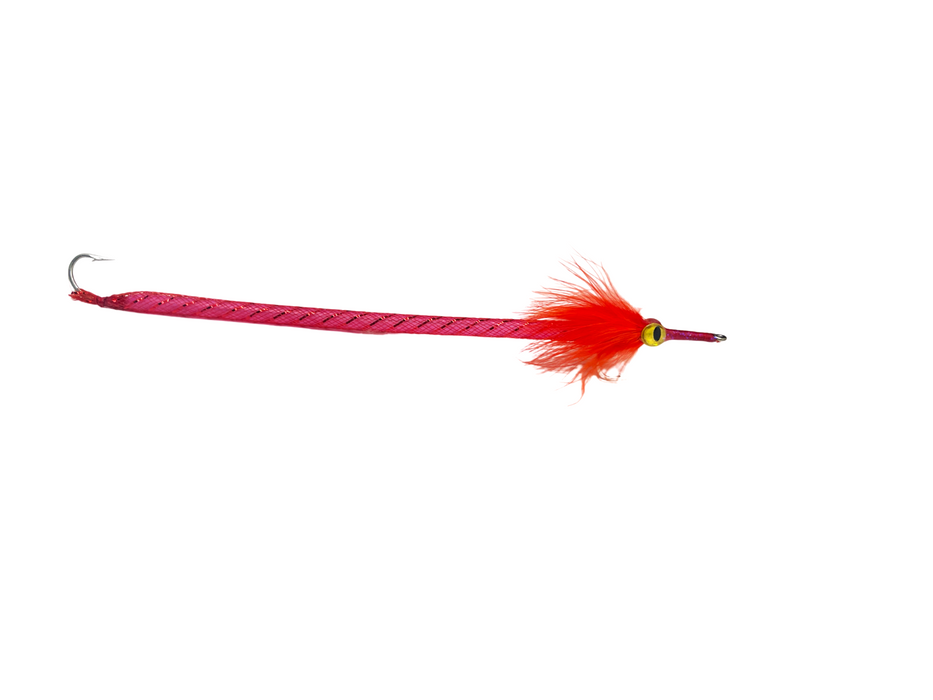 JA Red Needle Fish Cuda Fly