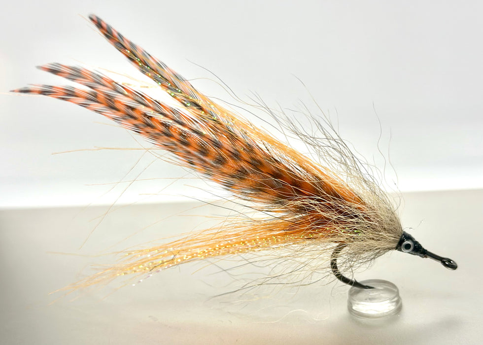 cockroach fishing lure JA Cockroach-Grizzly Collar- Tarpon Fly — Islamorada Fishing Outfitters