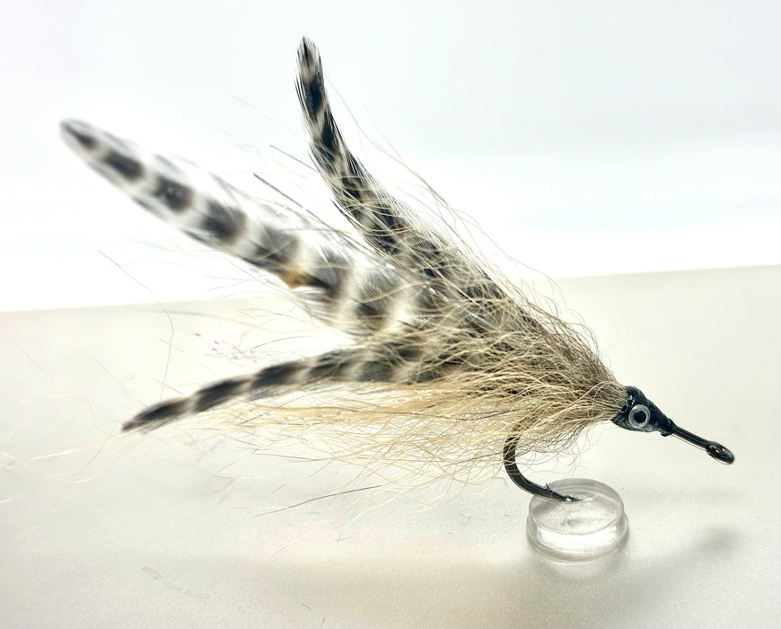 cockroach fishing lure JA Cockroach-Grizzly Collar- Tarpon Fly — Islamorada Fishing Outfitters