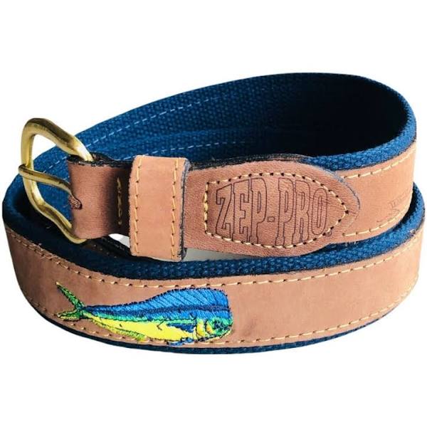 Men's Embroidered Dolphin Fish Belt, Navy, 40 by West Marine | Clothing, Shoes & Accessories at West Marine