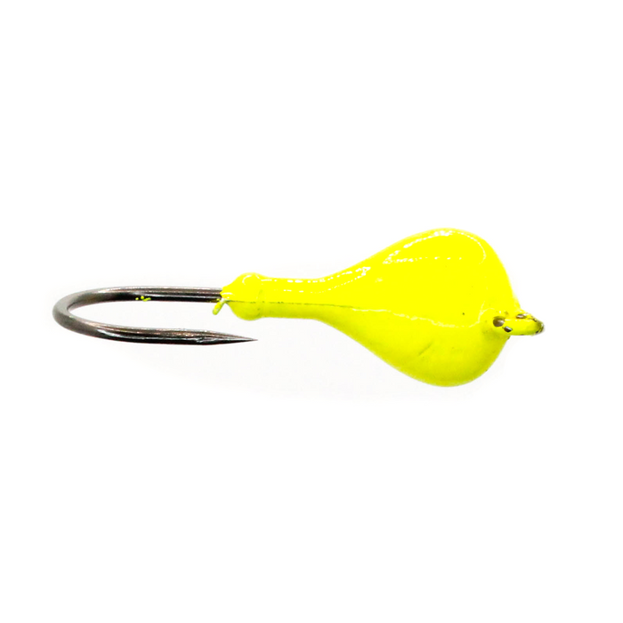 Jig Black Nickel Hook (Chartreuse Yellow)