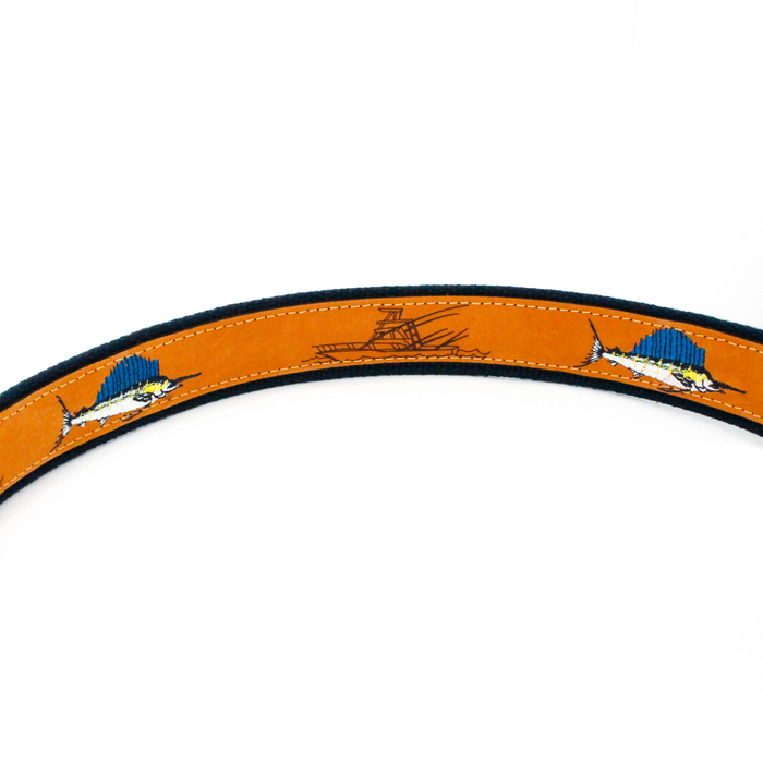 Zep-Pro Leather Belt, Sailfish