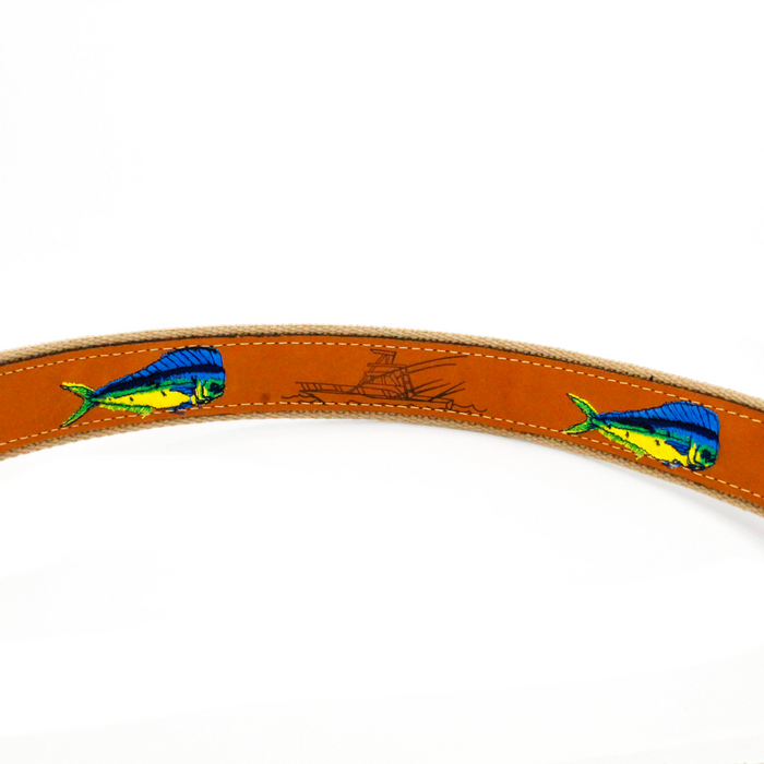 Zep-Pro Leather Belt, Dolphin