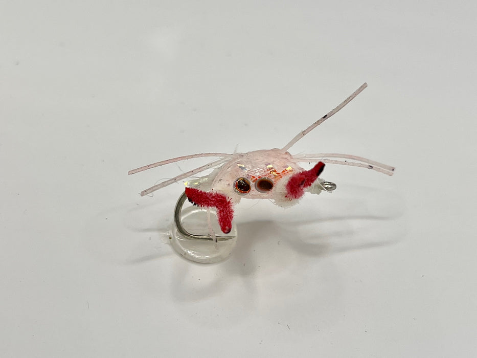 White & Red Fidler Crab with Lead Body